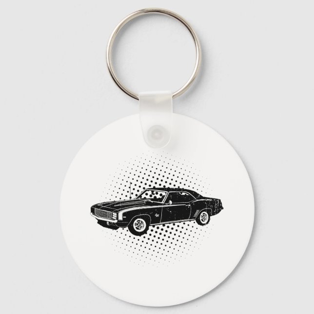 Porte-clés Chevrolet Camaro SS 1969 (Recto)