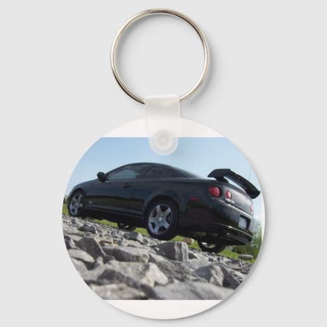 Porte-clés Chevy Cobalt SS surchargé sur rochers porte - clé (Recto)