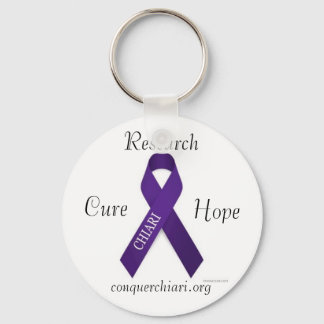 Porte-clés CHIARI, Cure, Hope, Research, conquerchiari.org