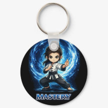 Porte-clés Chibi Dojo Maîtrise Flux