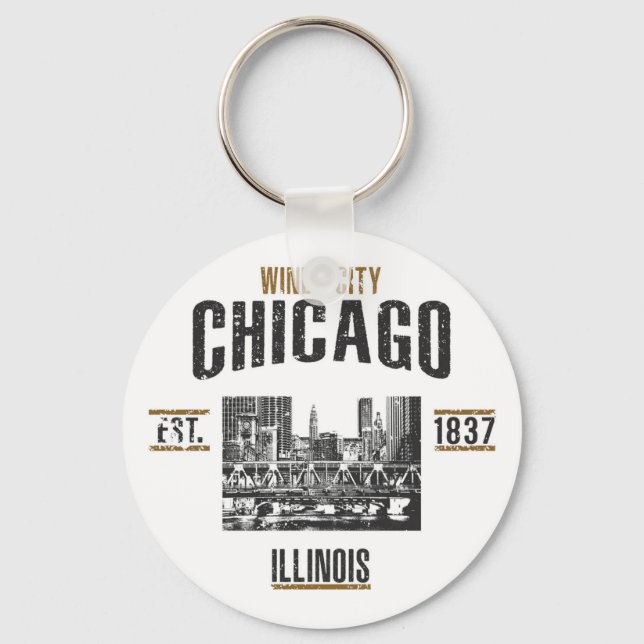 Porte-clés Chicago (Recto)