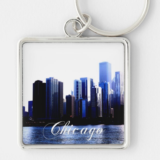Porte-clés Chicago Illinois (Devant)