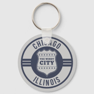 Porte-clés Chicago, Illinois ( IL ) , États-Unis Etats-Unis
