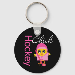 Porte-clés Chick de hockey