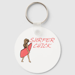 Porte-clés Chick surfer