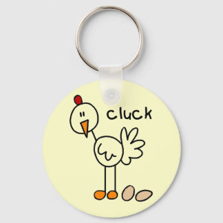 Porte-clés Chicken dit Cluck Tshirts et cadeaux