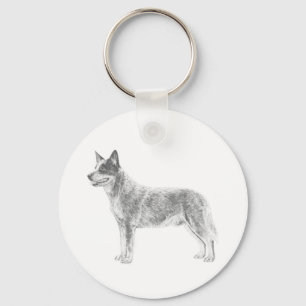 Porte-clés Chien australien de bétail