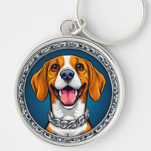Porte-clés Chien Beagle mignon