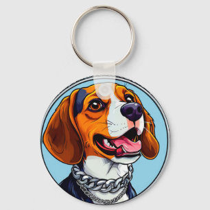 Porte-clés 🐶 Chien Beagle Mignon Pour Cadeau 🐶