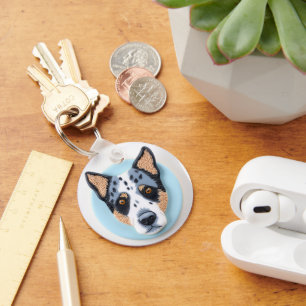 Porte-clés Chien Bouvier Australien 3D Inspiré