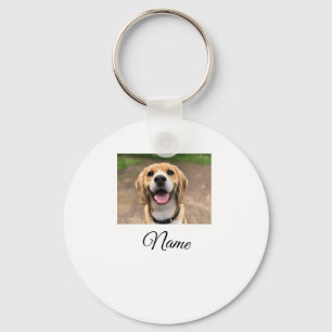 Porte-clés Chien chat photo ajouter le nom de l'animal de com