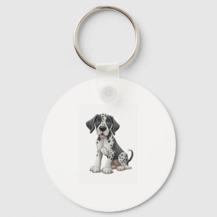 Porte-clés Chien chiot dalmate Premium Scoop
