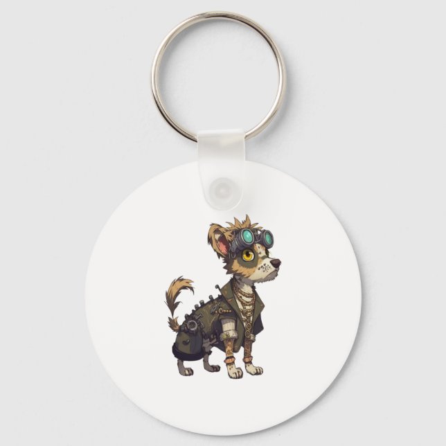 Porte-clés Chien d'aventure (Recto)