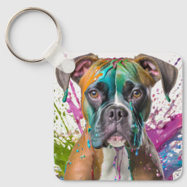 Porte-clés Chien de boîte