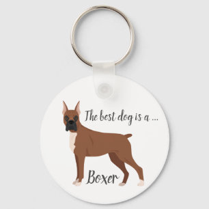 Porte-clés Chien de boxe