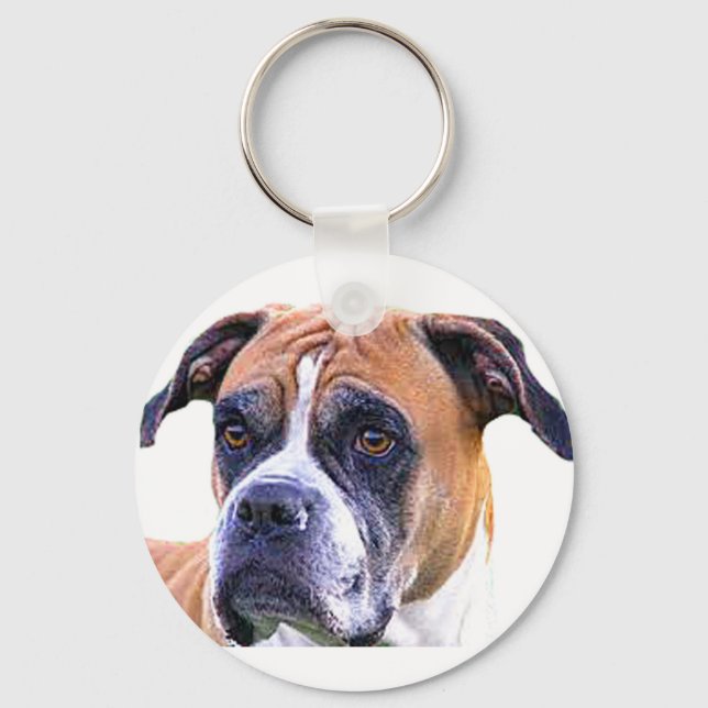 Porte-clés Chien de boxe (Recto)