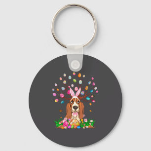 Porte-clés Chien de pari avec des oreilles de lapin Arbre d'o