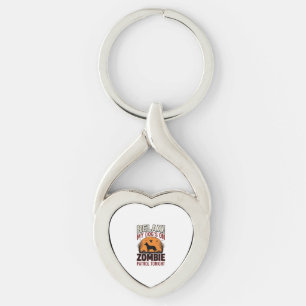 Porte-clés Chien de patrouille zombie Halloween Gravure vinta