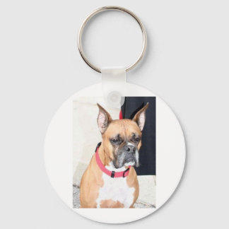 Porte-clés chien de pierre