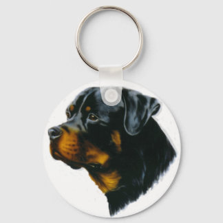 Porte-clés chien de rottweiler