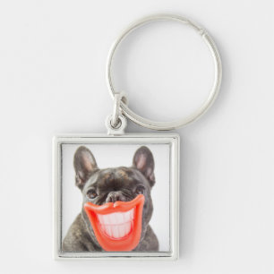 Porte-clés Chien de sourire des images A de Getty