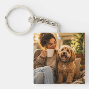 Porte-clés Chien et café