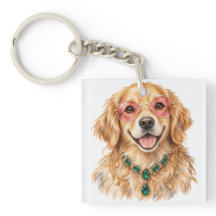 Chien Golden Retriever à l'aquarelle | Art pour am