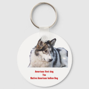 Porte-clés Chien indien indigène de premier dogThe des