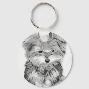 Porte-clés Chien mignon de Yorkie