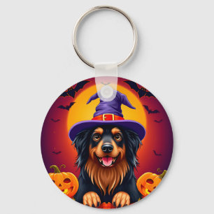 Porte-clés Chien mignon d'Halloween