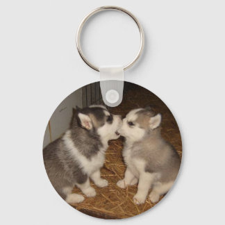 Porte-clés chien mordant chien bouche