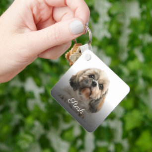 Porte-clés Chien papa mignonne Fête des pères Keepsaké