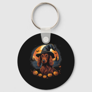Porte-clés Chien Setter Irlandais Surnaturel Sorcière Hallowe