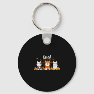 Porte-clés Chiens Carlins d'Halloween mignon Amoureux de Bull
