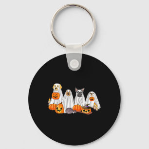 Porte-clés Chiens fantômes d'Halloween _ Excès de cutesse d'H