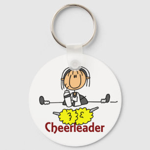 Porte-clés Chiffre de bâton de pom-pom girl