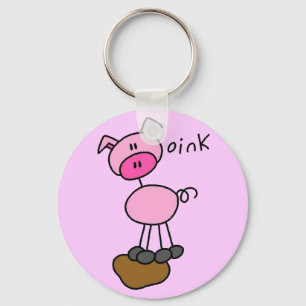 Porte-clés Chiffre T-shirts et cadeaux de bâton de porc