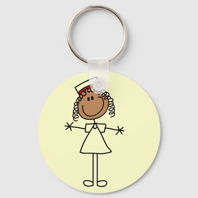 Porte-clés Chiffres d'bâton afro-américain Tshirts et cadeaux (Recto)