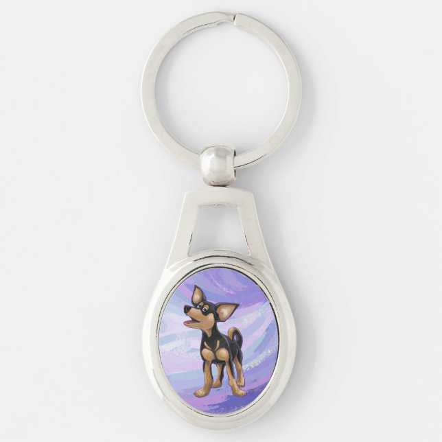 Porte-clés Chihuahua Cadeaux et accessoires (Devant)