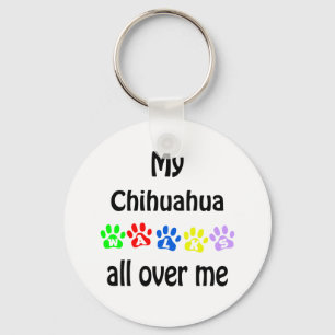 Porte-clés Chihuahua marche design