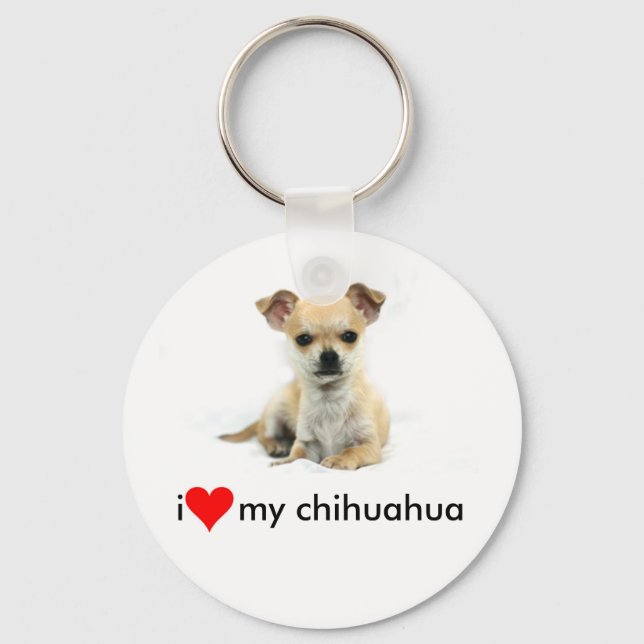 Porte-clés chihuahua, porte - clé (Recto)