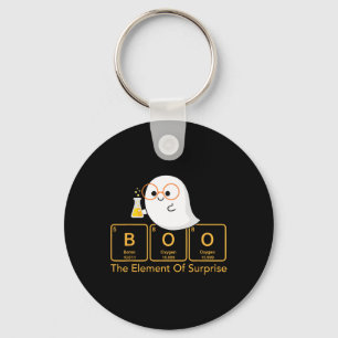 Porte-clés Chimie Boo L'Élément De Surprise Cute Chemist
