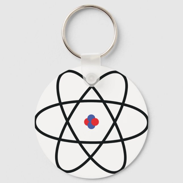 Porte-clés chimie du noyau atomique (Recto)