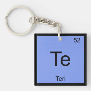 Porte-clés Chimie Élément Tableau Périodique Nom Teri
