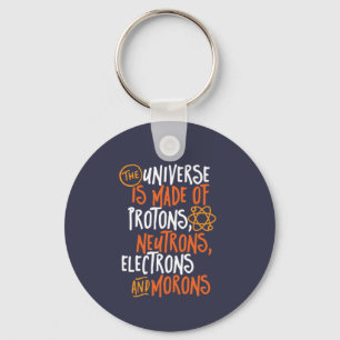 Porte-clés Chimie Scientifique Amusante Univers En Morons