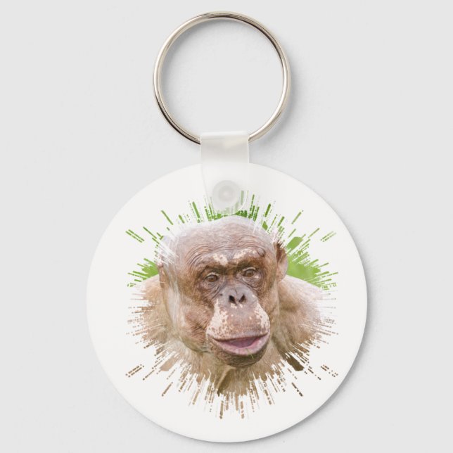 Porte-clés Chimpanzé sans cheveux (Recto)