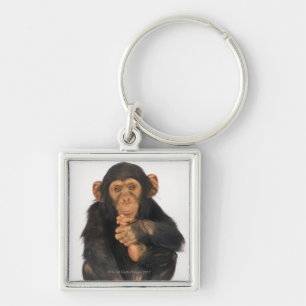 Porte-clés Chimpanzé (troglodytes de casserole). Jeune
