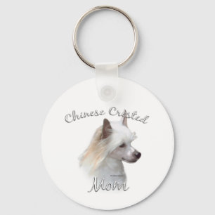 Porte-clés Chinese Crested (poudre) Maman 2