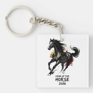Porte-clés Chinese New Year 2026 Horse Art