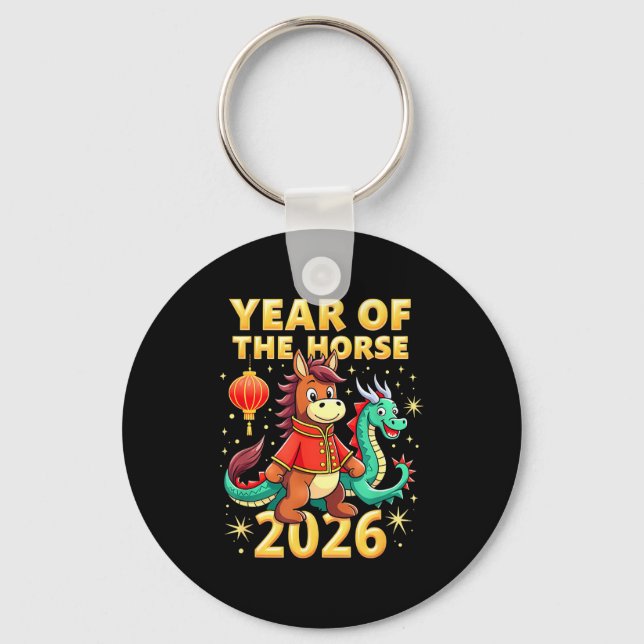 Porte-clés Chinese New Year 2026 Year Of The Horse  (Recto)